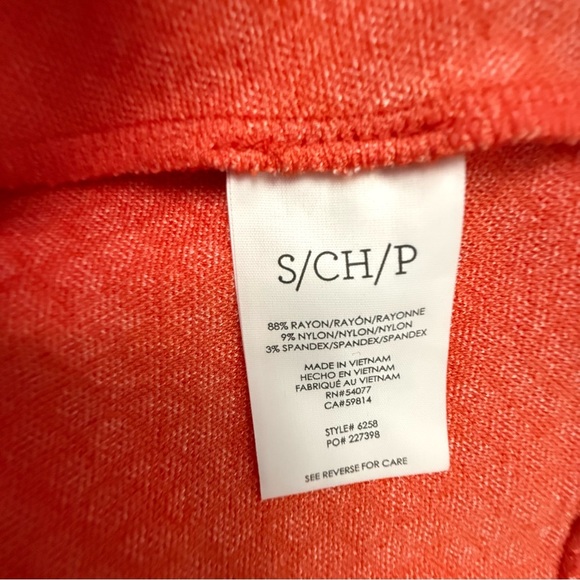 Cabi Tangerine Matchmaker Jacquard Knit Topper Jacket Size Small - Picture 7 of 7